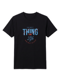 "The Best Things" Premium Black Graphic T-Shirt