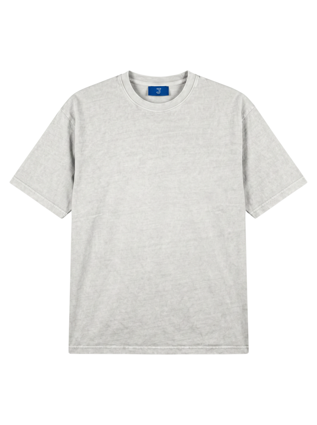 GREY ACID WASH OVERSIZED TEE
