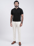 LIMITED EDITION BLACK KNITTED POLO
