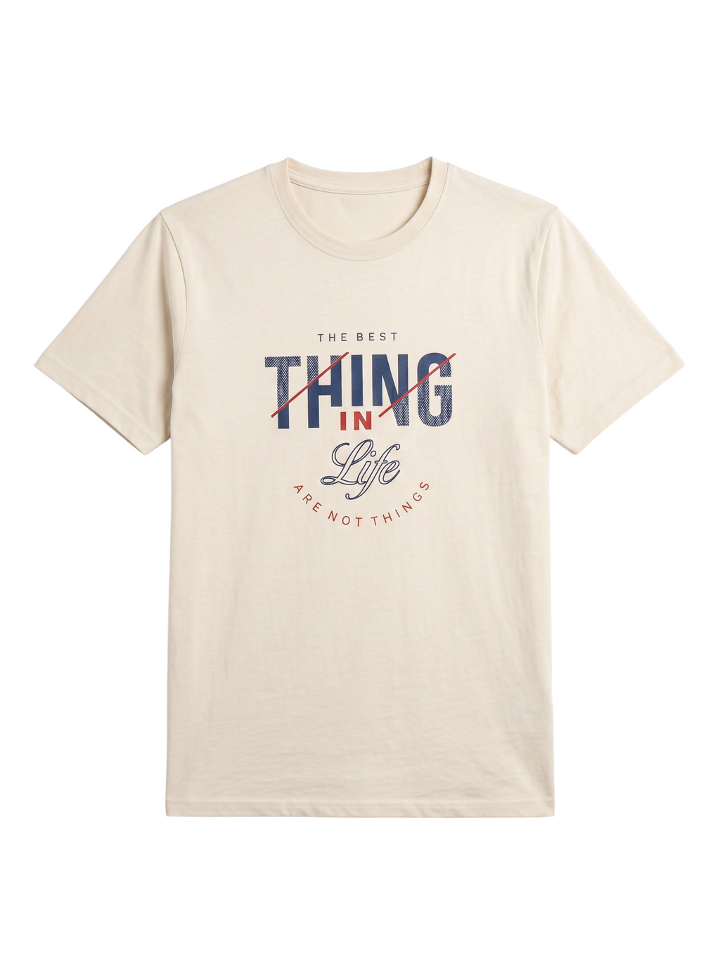 "The Best Things" Premium Black Graphic T-Shirt