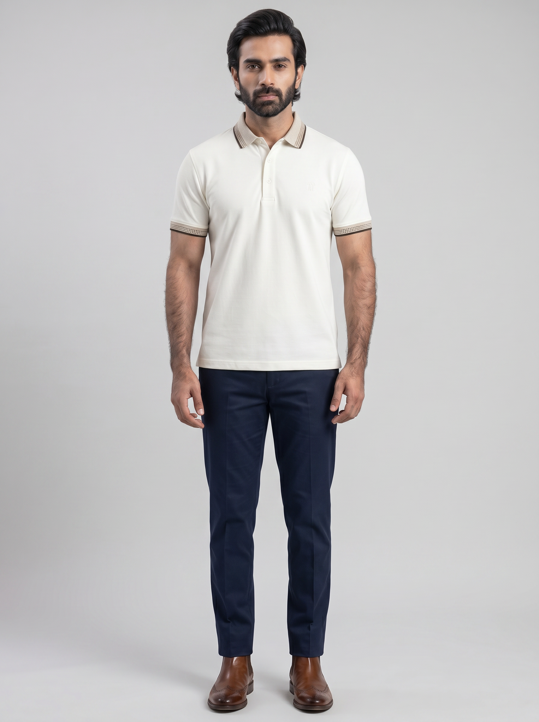 TJ WHITE SIGNATURE POLO