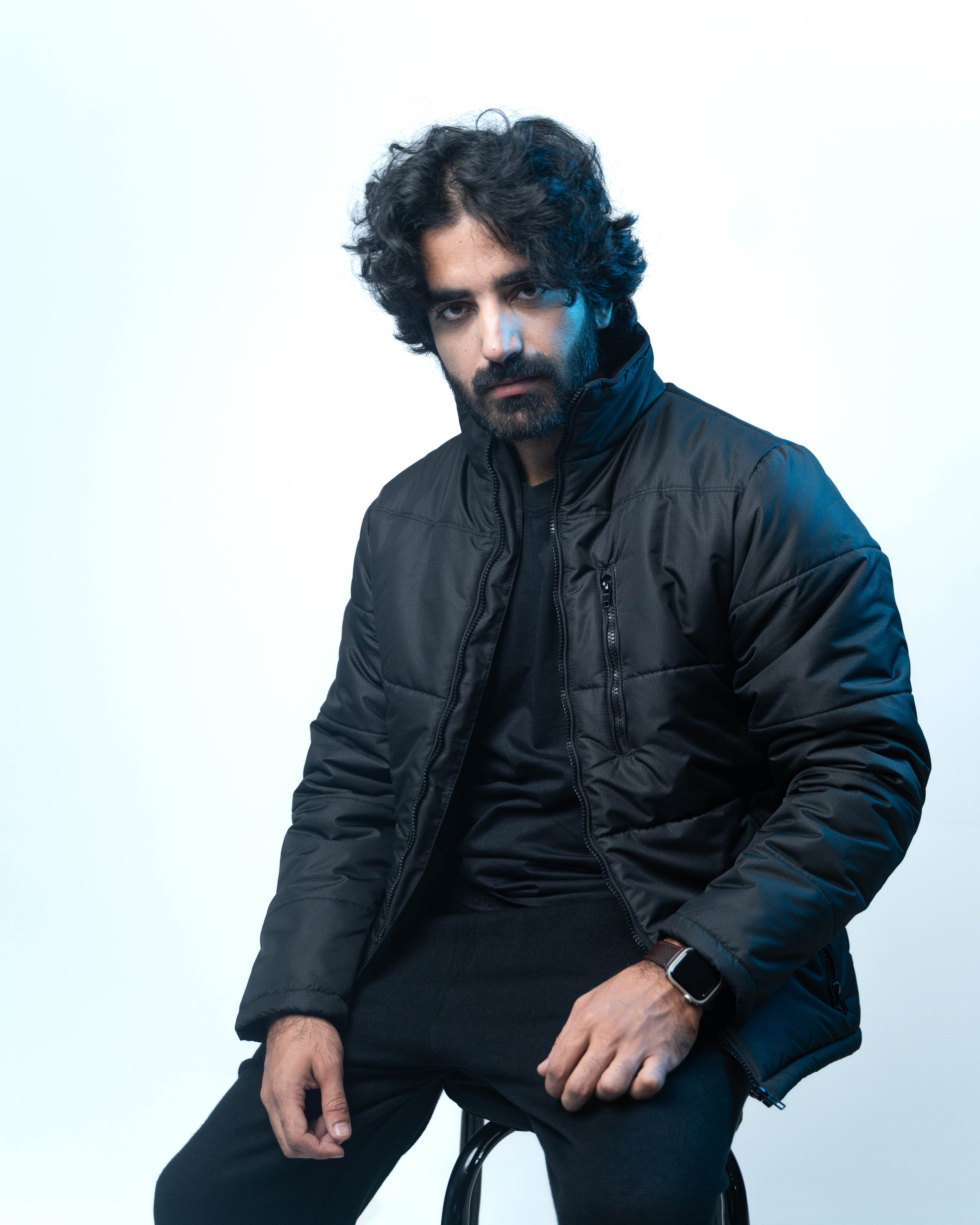 Black Padded Puffer Jacket