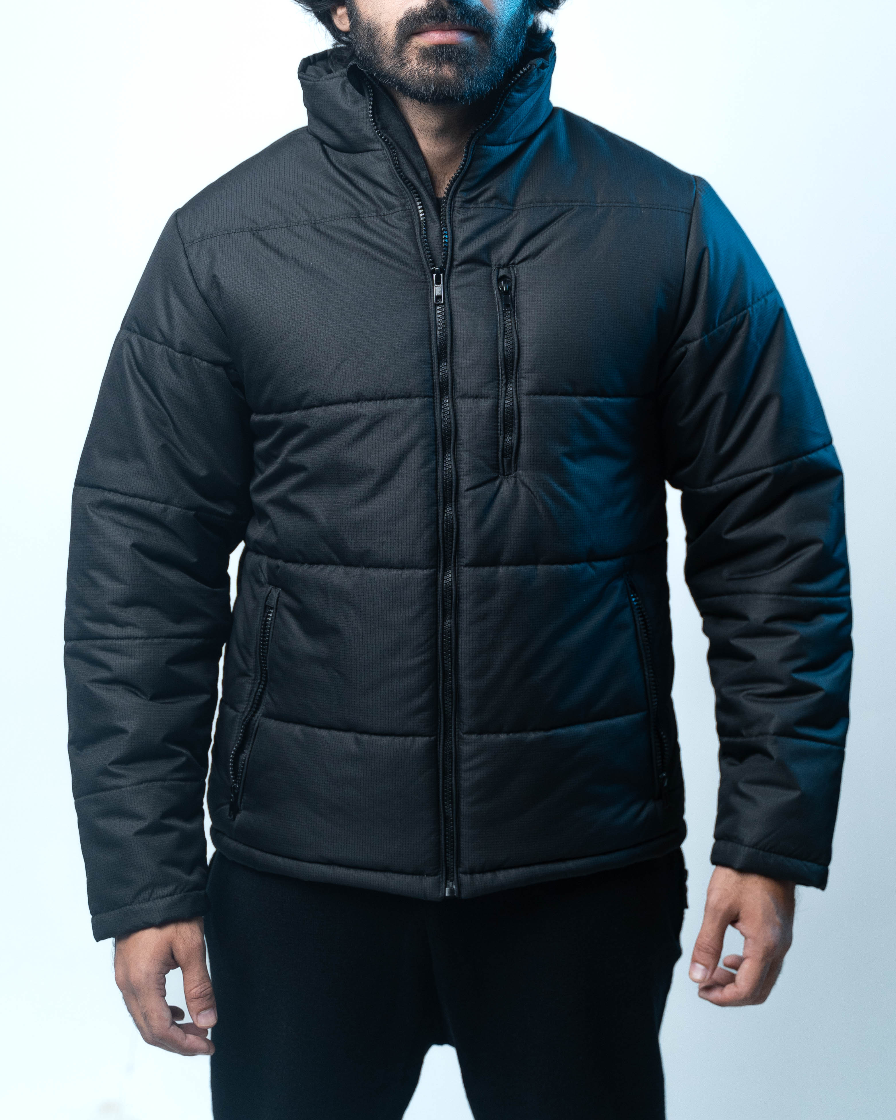 Black Padded Puffer Jacket