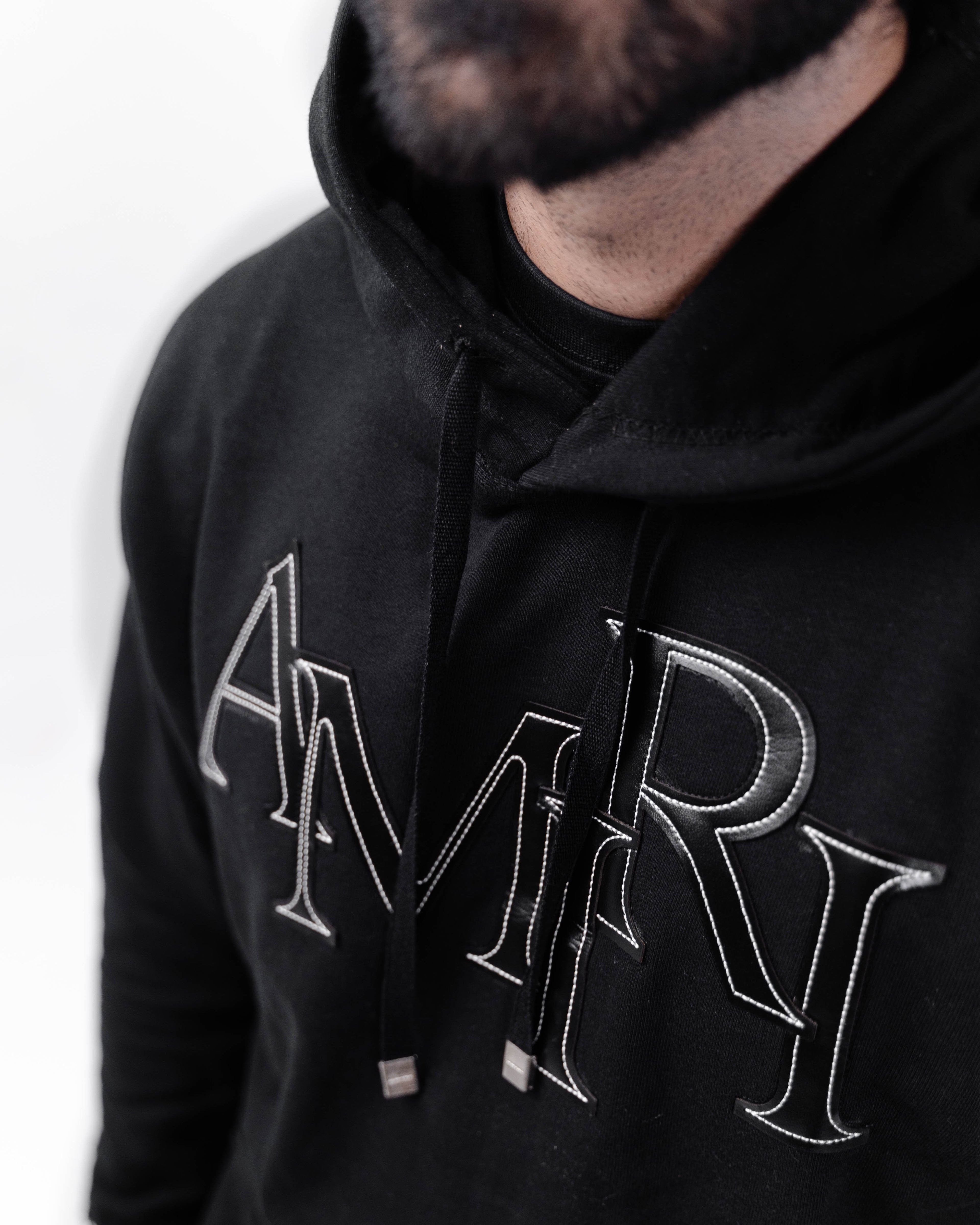 AMIRI Black Premium Hoodie Tracksuit