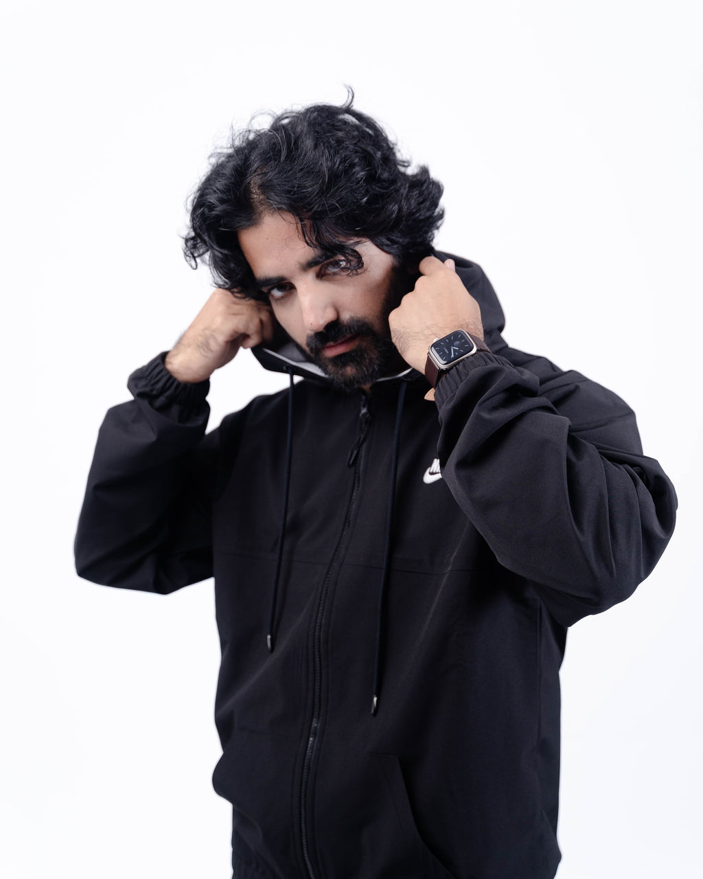 𝖭𝗂𝗄𝖾 Essential Black Tracksuit