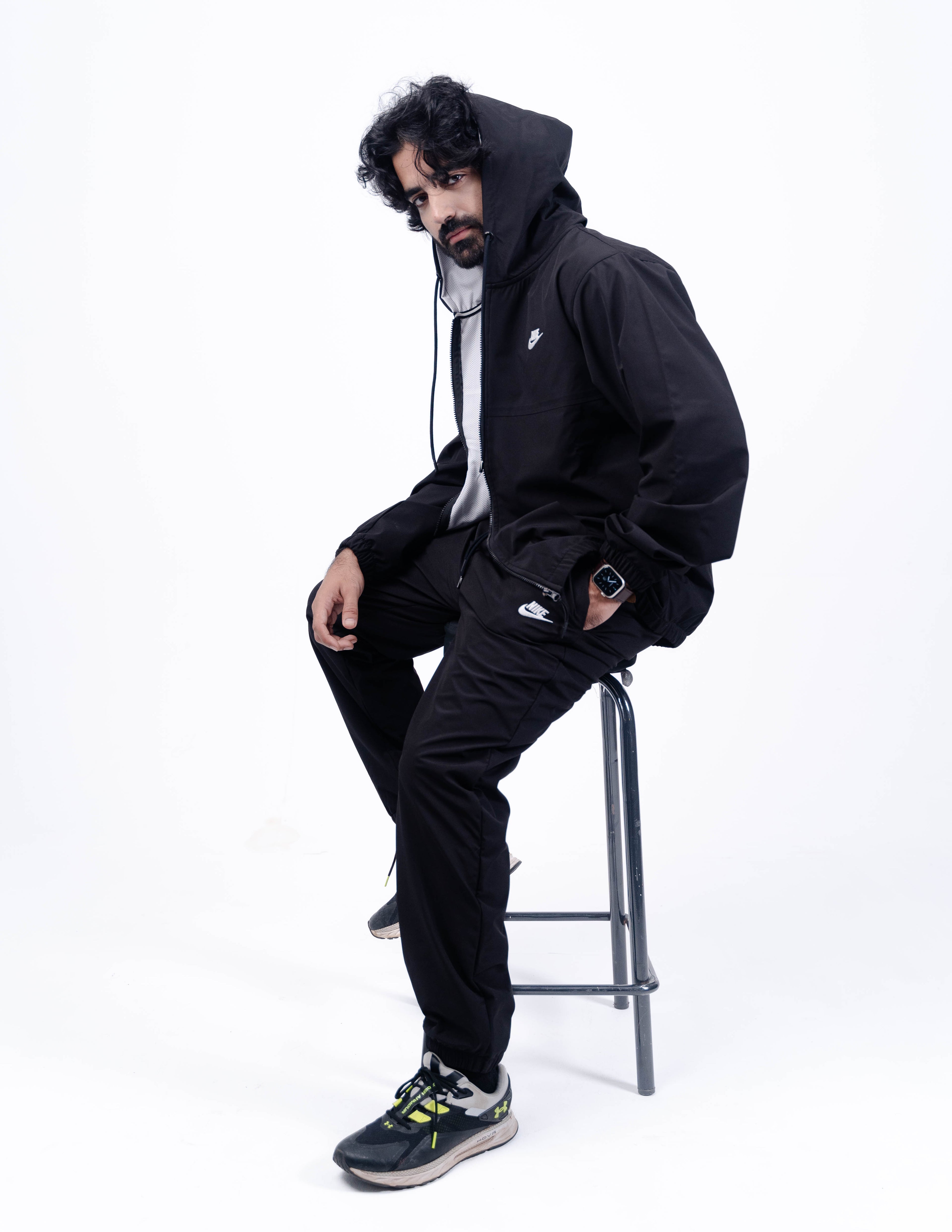 Nike Essential Black Tracksuit