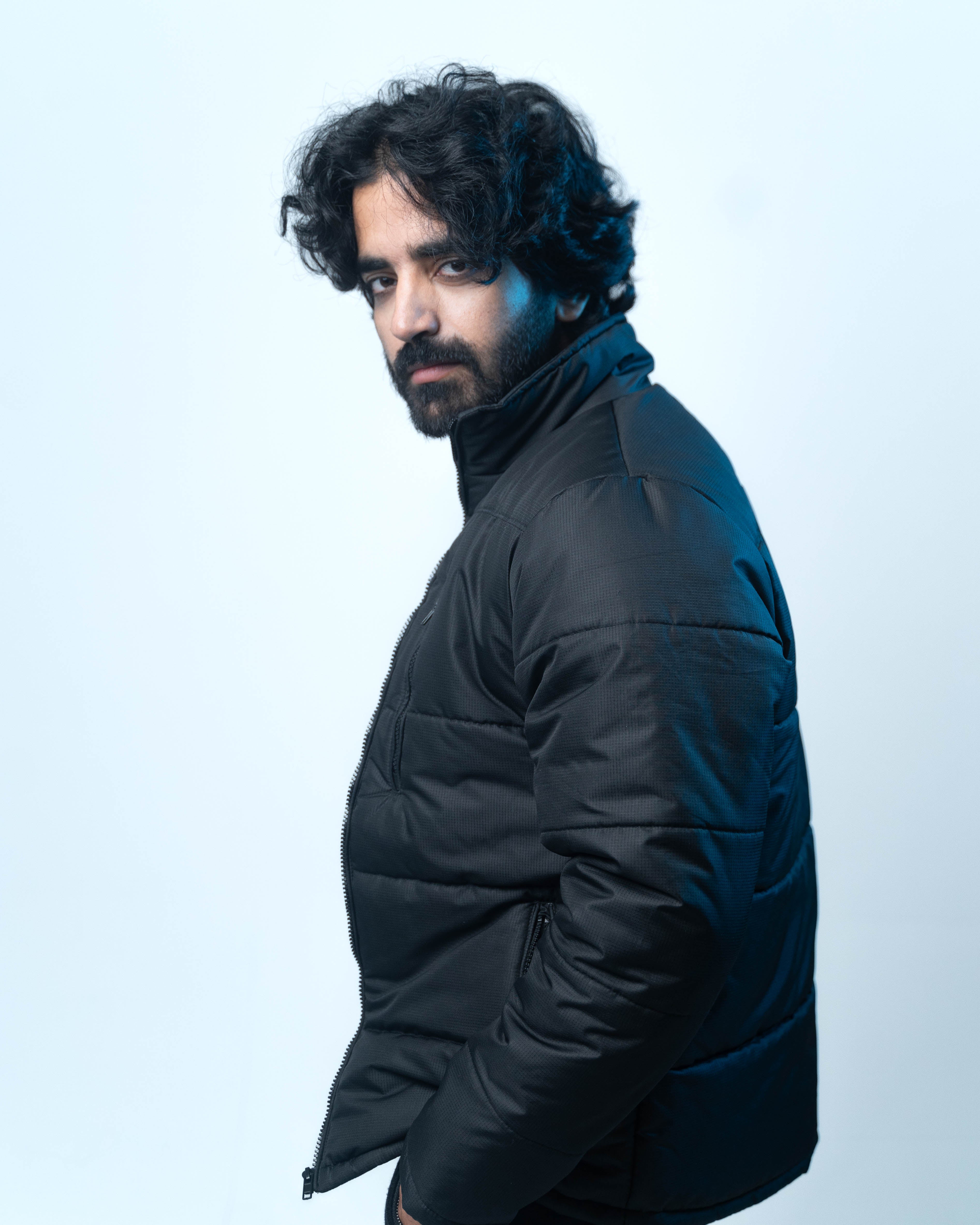 Black Padded Puffer Jacket