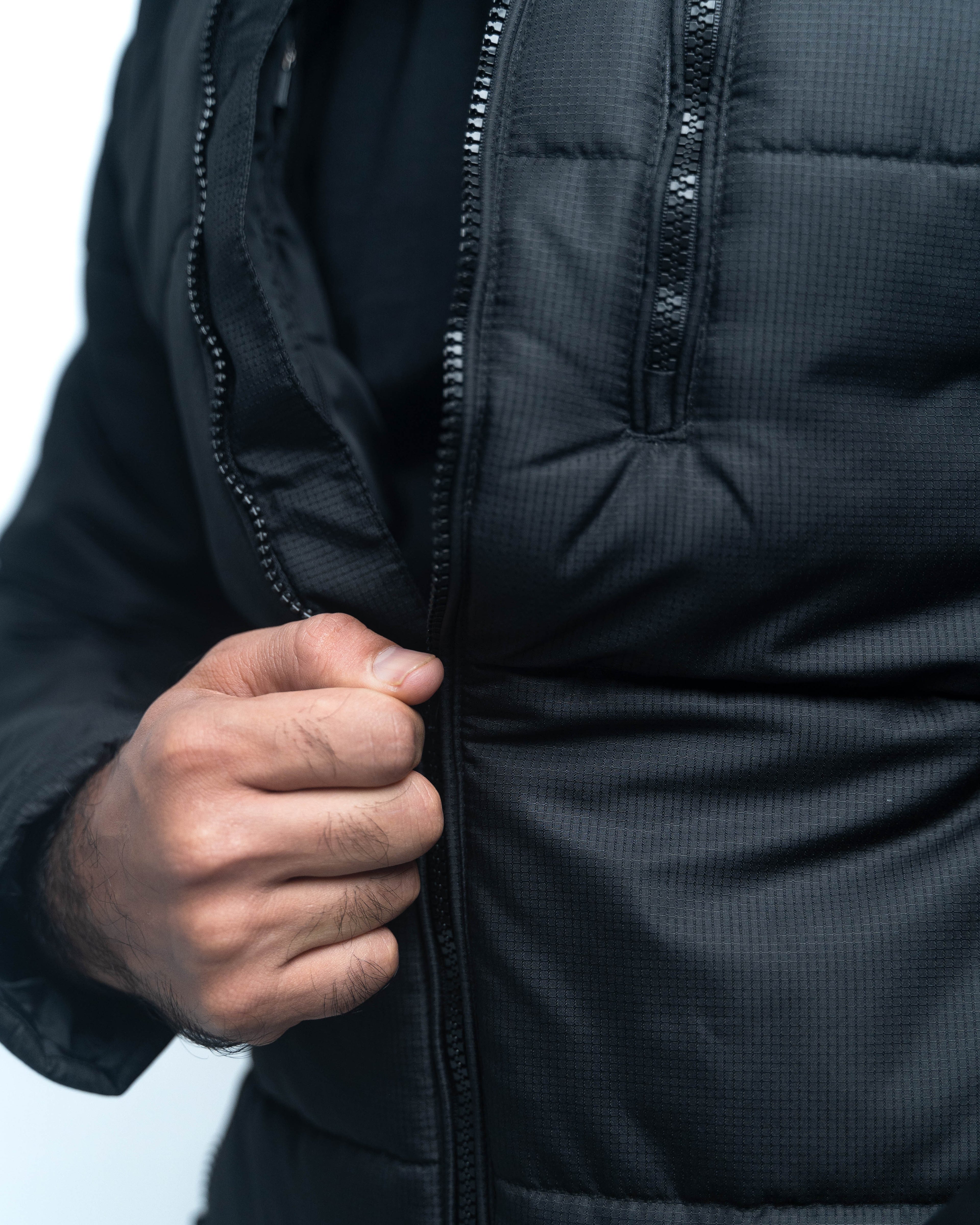 Black Padded Puffer Jacket