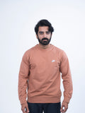 NK Brown Embroidered Sweatshirt