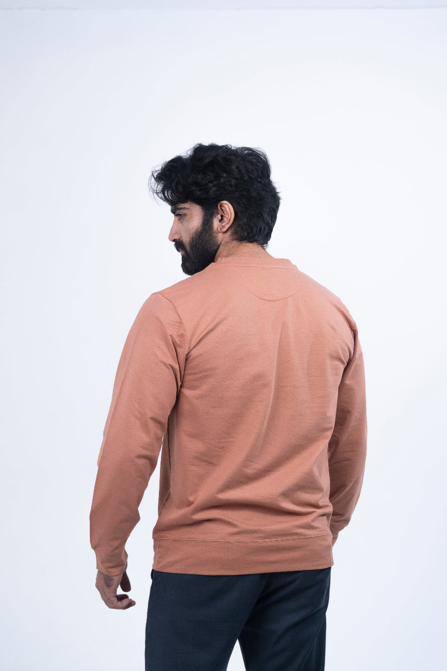 𝖭𝗂𝗄𝖾 Brown Embroidered Sweatshirt