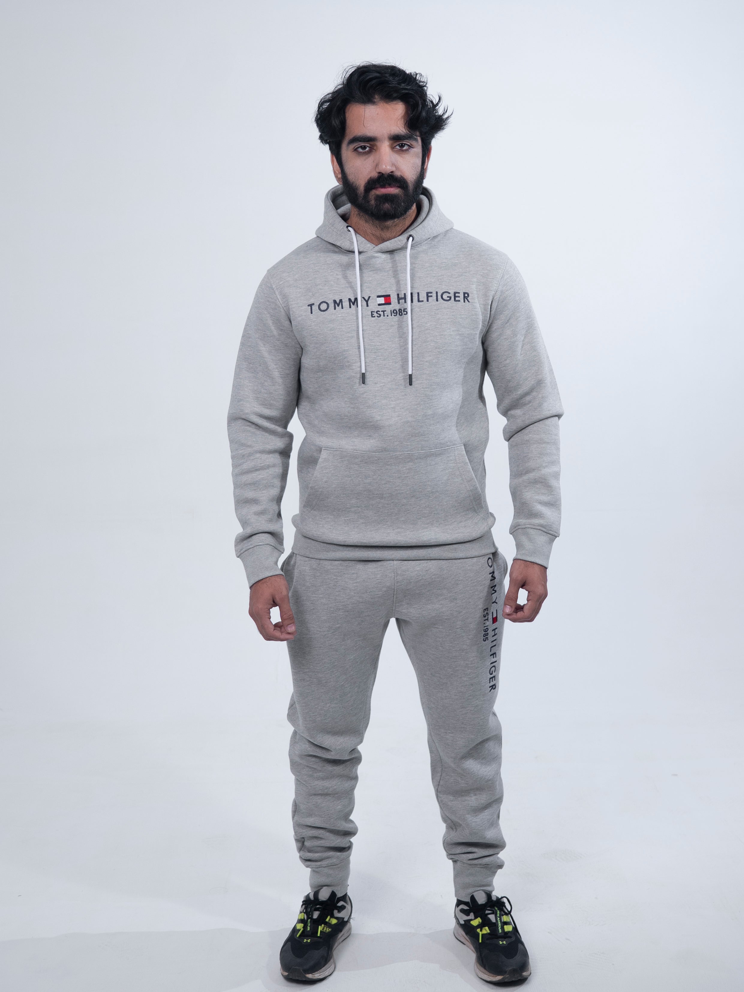 Tommy Hilfiger Premium Grey Pullover Tracksuit