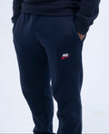 NK Navy Embroidered Jogg Bottom