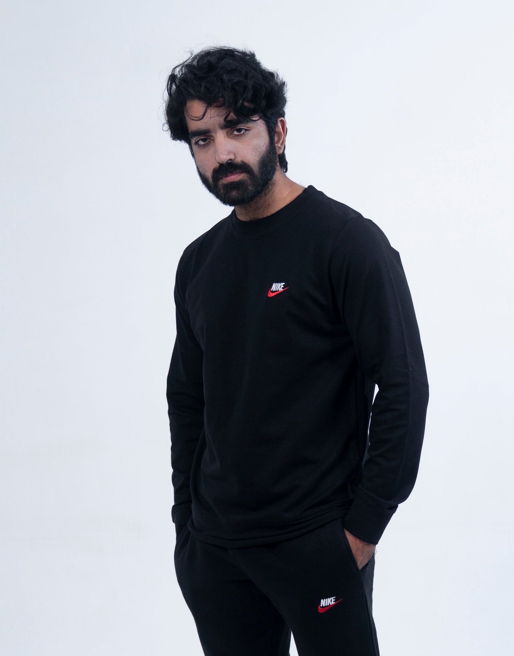 Nike Black Crewneck Sweatshirt