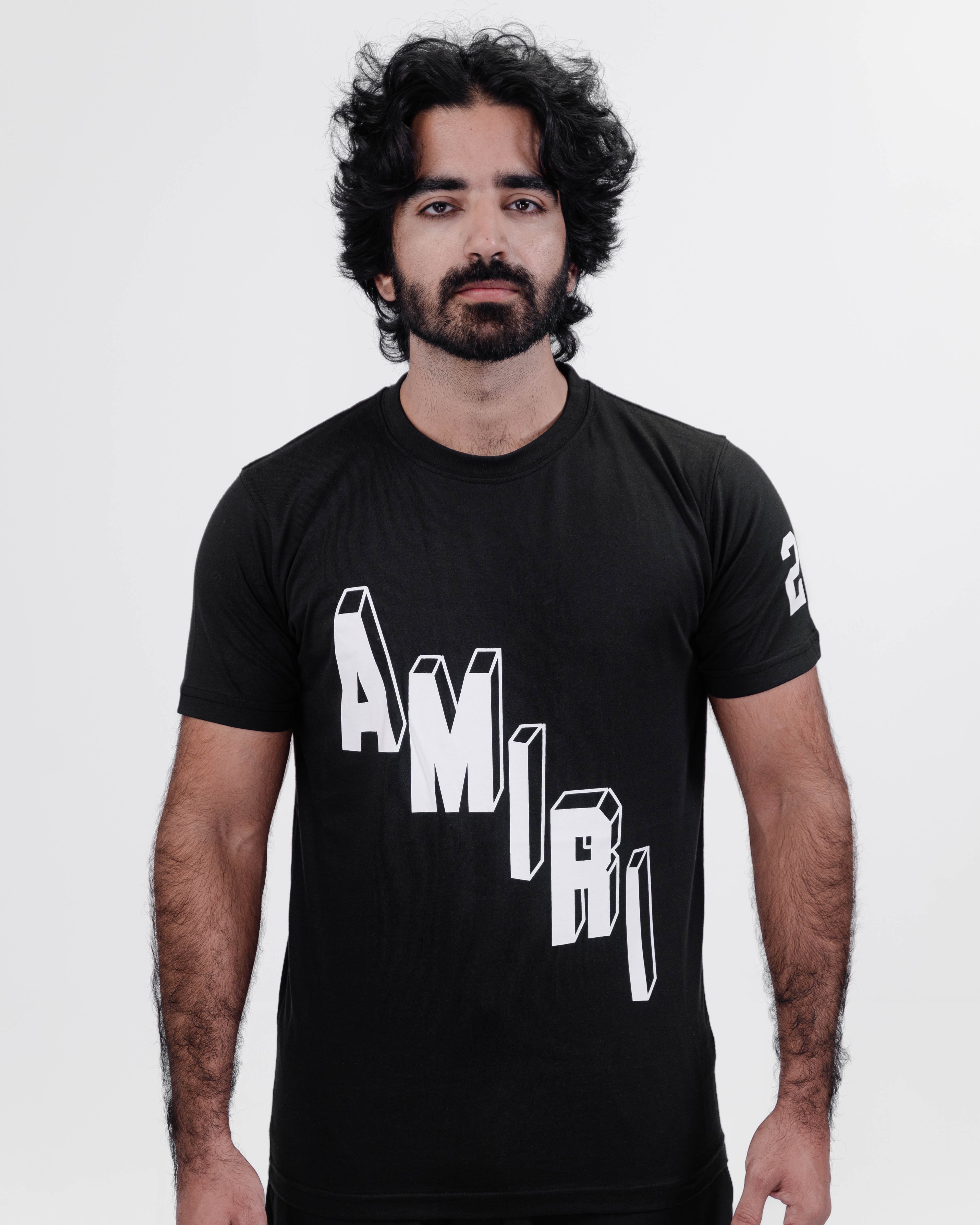 AMIRI Premium 3D Print Jersey T-Shirt