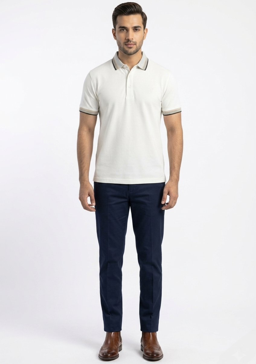 TJ WHITE SIGNATURE POLO
