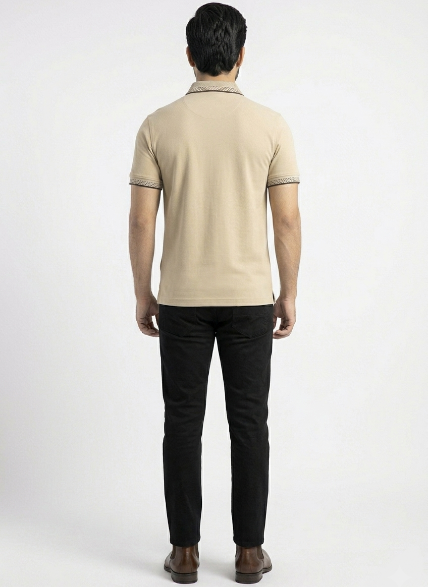 TJ BEIGE SIGNATURE POLO