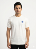 TJ Applique Logo Premium T-Shirt Off-White