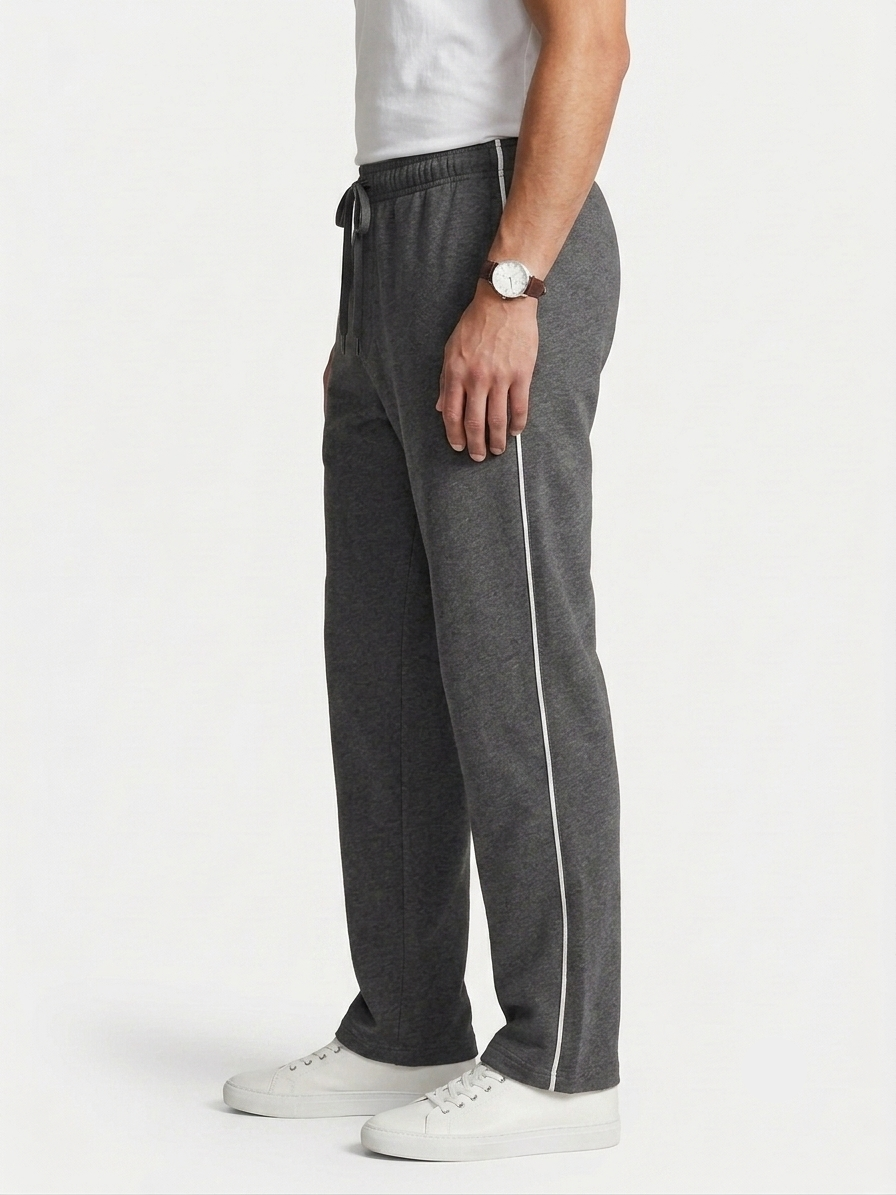 Classic Men's Cotton Trouser - Charcoal