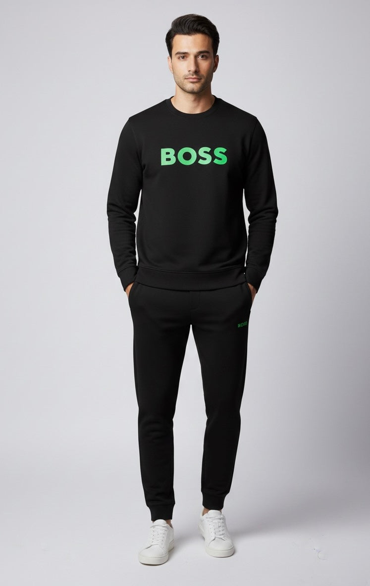 Boss Black HD Prinitng Round Neck Tracksuit