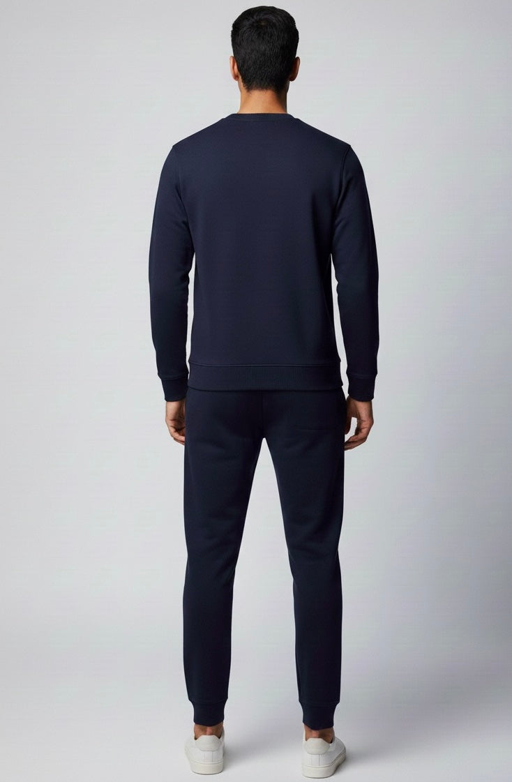 Boss Navy HD Prinitng Round Neck Tracksuit
