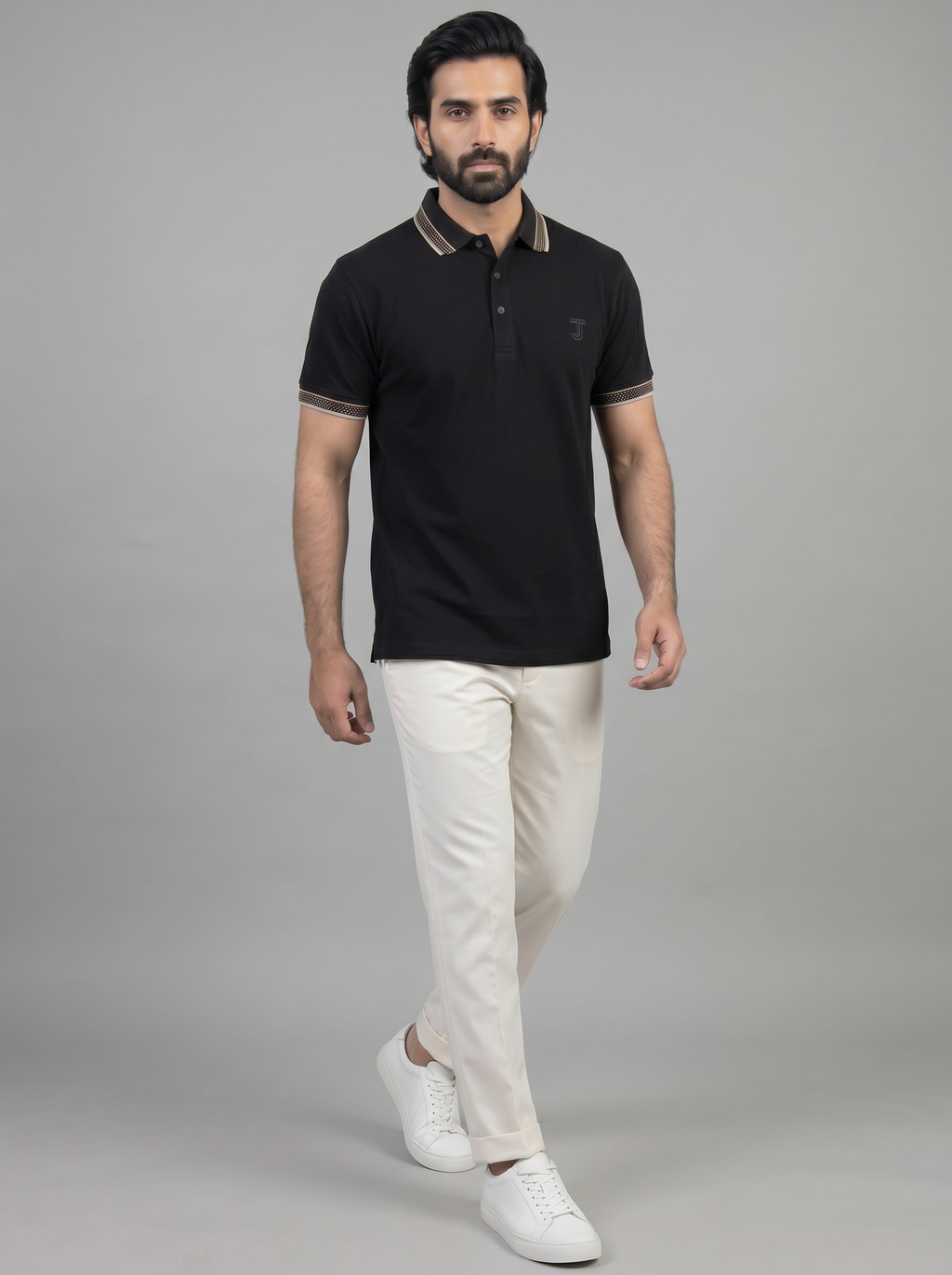 TJ BLACK SIGNATURE POLO