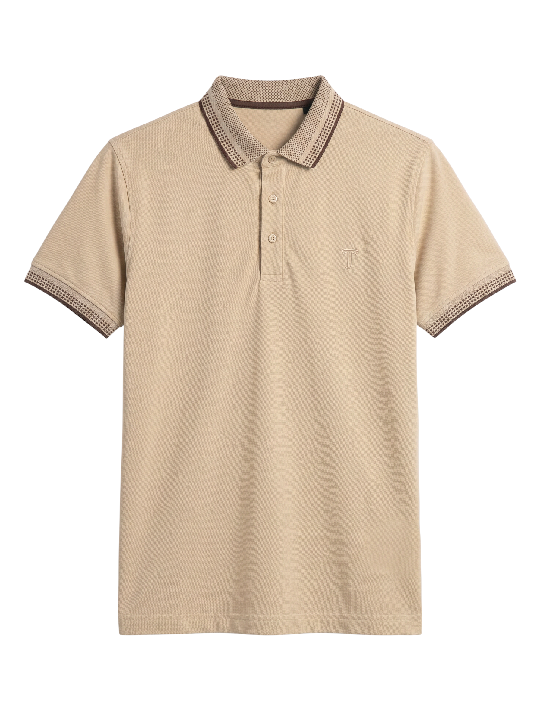 TJ BEIGE SIGNATURE POLO